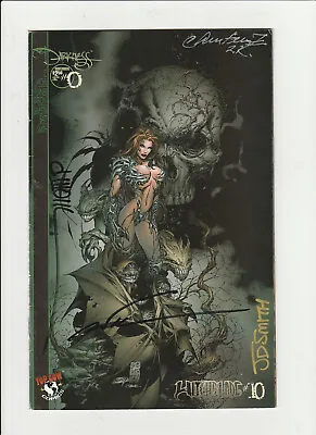 Buy Witchblade 10 B FN+ Signed 4X COA Variant 1st Appearance Darkness #0 Key  Image • 60.54£