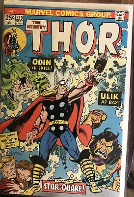 Buy Thor #239 (1975) 1st App Heliopians, Egyptian Gods: Horus, Osiris & Isis • 11.99£