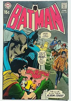 Buy Batman 222 DC 1970 Iconic “Beatles” Cover • 299£