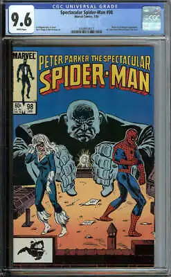 Buy Spectacular Spider-man #98 Cgc 9.6 White Pages // 1st App Spot 1985 • 183.89£