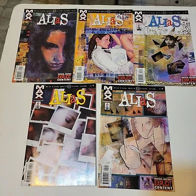 Buy ALIAS Comic Books #1-5 1ST JESSICA JONES 1 2 3 4 5 Max Comics Lot • 51.27£