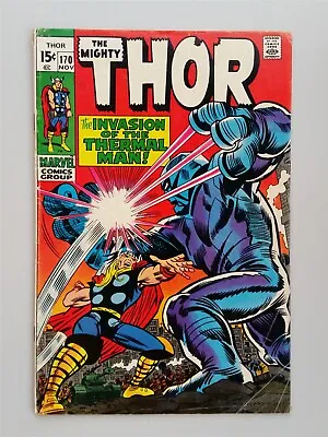 Buy Thor Mighty #170 Vg (4.0) November 1969 Marvel Comics ** • 9.99£