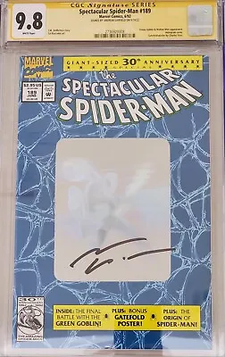 Buy CGC Signature Series Graded 9.8 Spectacular Spiderman 189 Andrew Garfield Auto • 346.80£