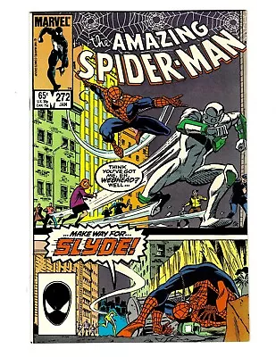 Buy THE AMAZING SPIDER-MAN #272 In VF/NM A 1986 Marvel Comic  1st App Of Slyde • 6.35£
