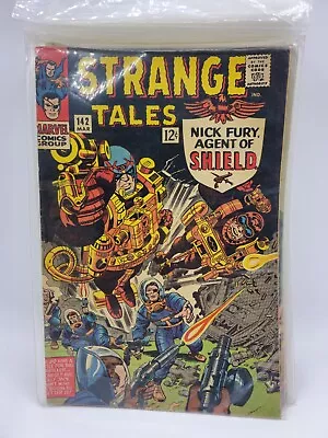 Buy Strange Tales 142 Silver Age Marvel 1966 Stan Lee Jack Kirby Steve Ditko Comic • 32.13£