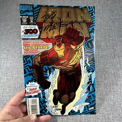 Buy Iron Man #300 Signed Tom Morgan Limited 2500 Copies COA Enhanced Direct Edition • 14.93£
