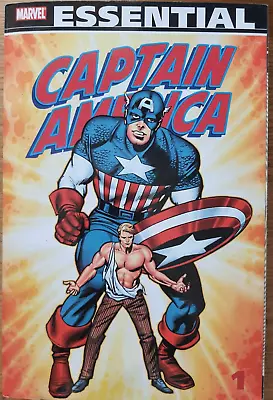 Buy Marvel Essential Captain America Volume 1 TPB Paperback Graphic Novel • 19.99£
