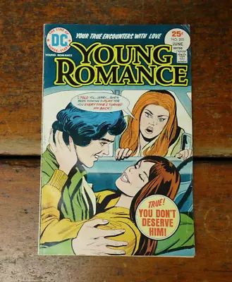 Buy Young Romance Comics #205 (1975 DC Comics) Teenage Romance Comic - VG Low Grade • 8£