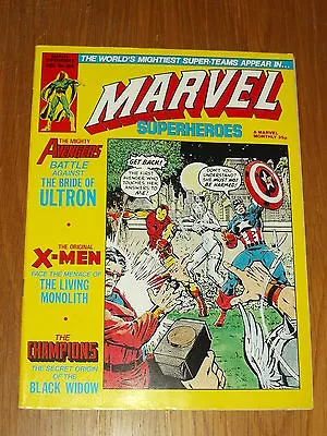 Buy Mighty World Of Marvel Superheroes #364 1980 August British Monthly Avengers • 5.99£