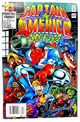 Buy Marvel CAPTAIN AMERICA (1994) #434 KEY 1st JACK FLAG App NEWSSTAND VF- • 13.98£