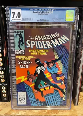 Buy Amazing Spider-man #252 🔑🔑 - CGC 7.0 - 1984 - 1st Black Costume • 200£