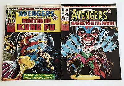 Buy The Avengers, No:64-65,Marvel, 1974, UK Pence • 14£