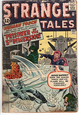 Buy STRANGE TALES (1951) #103 – Grade 3.0 –  Prisoner Of The 5th Dimension!  • 47.44£