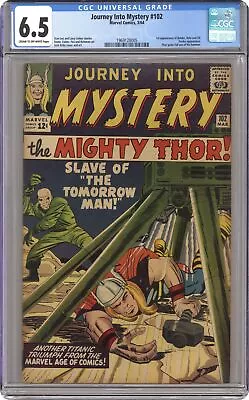 Buy Thor Journey Into Mystery #102 CGC 6.5 1964 1969128005 1st App. Sif • 320.20£
