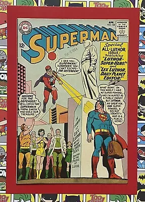 Buy Superman #168 - Apr 1964 - The Defender Appearance! - Fn- (5.5) Cents Copy! • 24.99£
