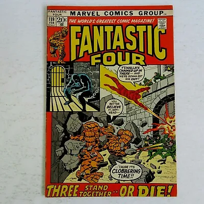 Buy Fantastic Four 119 (1972) Black Panther Marvel OT • 32.13£