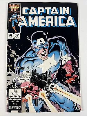 Buy Captain America #321 (1986) Zeck Cover ~ Marvel Comics • 9.59£