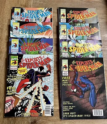 Buy The Exploits Of Spiderman #1 To 38 (full Set) -  (1992 - 1995) Marvel Uk Comics • 120£