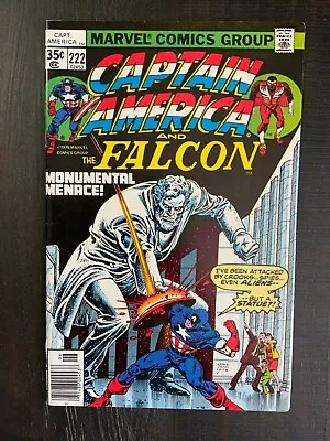 Buy Captain America #222 VF Bronze Age Comic Featuring Animus! • 3.99£
