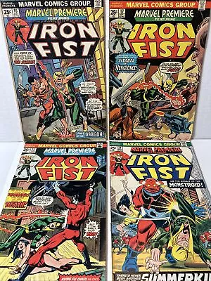 Buy Marvel Premiere #16 17 23 24 Iron Fist 2nd Appearance GD-VG • 23.71£
