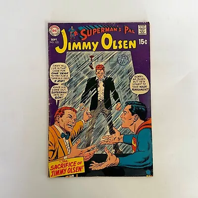 Buy Superman's Pal Jimmy Olsen Comic #123 Pub 1969 The Sacrifice Of Jimmy Olsen • 20£