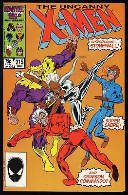 Buy Uncanny X-Men #215 Marvel 1986 (NM) 1st App Of Stonewall! L@@K! • 11.85£