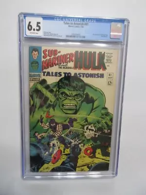 Buy CGC 6.5 Tales To Astonish #81 Marvel Comics 7/66 • 158.12£