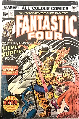 Buy Fantastic Four # 155. Bronze Age 1975. Rich Buckler-cover.  Vg/fn. 5.0. • 11.99£