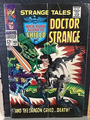 Buy 1967 Strange Tales #163 Marvel Comics 1st Appearance Clay Quartermain Steranko • 7.90£
