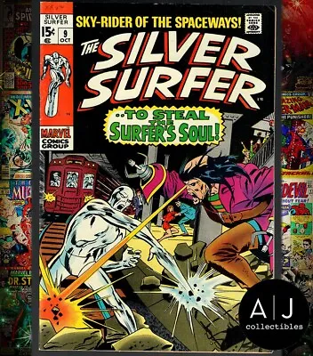 Buy Silver Surfer #9 FN+ 6.5 1969 • 51.33£