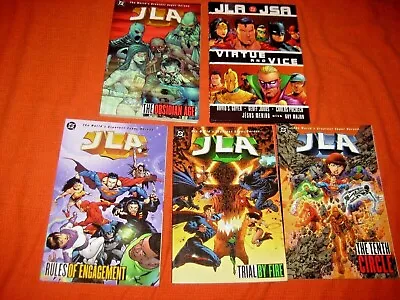 Buy Jla Justice League Of America 72-89 94-99 Jsa Vol 12 13 14 15 Tpb Graphic Novel • 110£