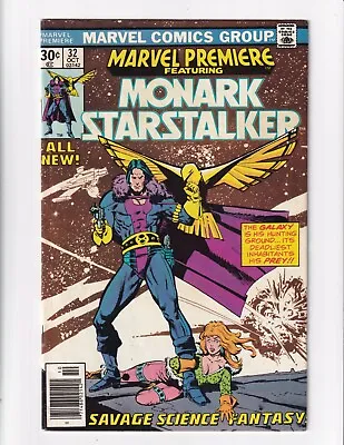 Buy Marvel Premiere #32 (1976 Marvel) 1st Monark Starstalker - Howard Chaykin Cover • 7.84£