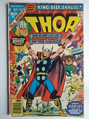 Buy Marvel Comics Thor Annual #6 1st Cover/2nd Appearance/Origin Korvac FN+ 6.5 • 16.70£