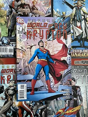 Buy Superman: World Of New Krypton #1-12 By Robinson, Rucka & Woods (complete Set) • 29.99£