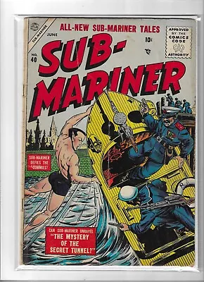 Buy Sub Mariner # 40 Very Good [1955] TIMELY NAMORA STORY • 375£