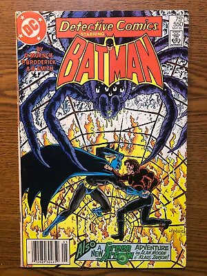 Buy Detective Comics #550 DC Comics 1985 Alan Moore Green Arrow VG/FN Newsstand • 6.35£