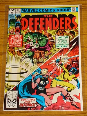 Buy Defenders #91 Vol1 Marvel Comics Daredevil Apps January 1981 • 2.99£