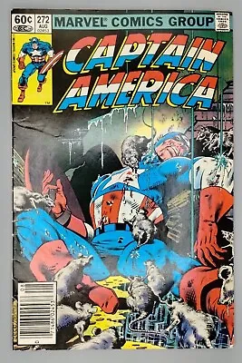 Buy Captain America #272 Newsstand 1st Vermin Appearance Marvel 1982 Bronze Age • 14.14£