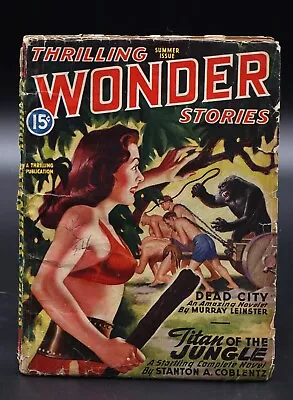 Buy Thrilling Wonder Stories (1936) Sum 1946 Coblentz Headlights Whipping Cover GD+ • 22.39£