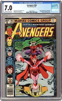 Buy Avengers #186 CGC 7.0 1979 3980187019 • 56.77£