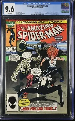 Buy 1986 Marvel Comics #283 Amazing Spider-Man 1st App. Mongoose Cameo CGC 9.6 • 52.21£
