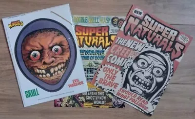 Buy SUPER NATURALS COMIC #1 WITH FREE GIFT MASK PLUS ADVERT FLYER 31st OCTOBER 1987 • 25£