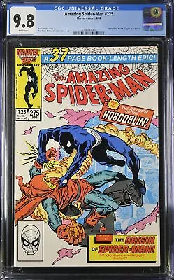 Buy Amazing Spider-Man #275 - Marvel Comics 1986 CGC 9.8 Hobgoblin, Rose + Kingpin A • 87.15£