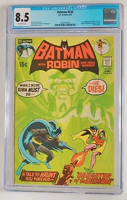 Buy Batman #232 CGC 8.5 1st Appearance Ra's Al Ghul Neal Adams Cover & Art VF+ 1971 • 872.29£
