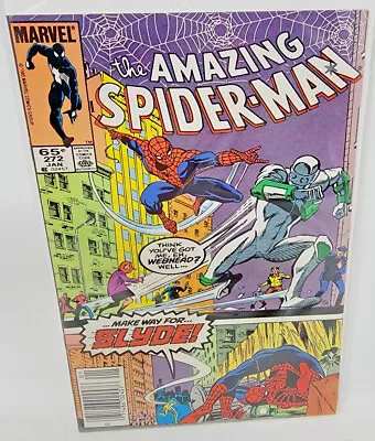 Buy Amazing Spider-man #272 Slyde 1st Appearance *1986* Newsstand 8.5 • 10.24£