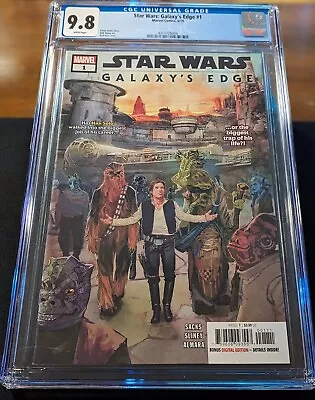 Buy Marvel Comics - Star Wars Galaxy's Edge #1 (2019) 1st Dok-Ondar CGC 9.8 • 49.78£