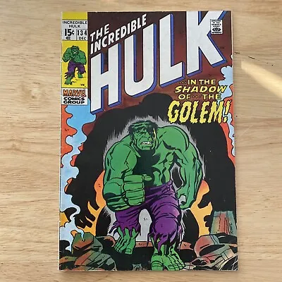 Buy Incredible Hulk Issue #134        Marvel Comics 1970   • 78.96£