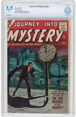 Buy MARVEL ATLAS Comics Cgc.3.5   Journey Into Mystery  #46   MIDDLE OF THE NIGHT • 400£