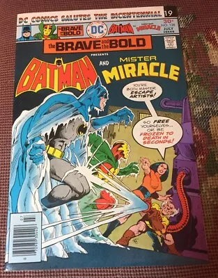 Buy Bat Man - DC # 128 Brave & The Bold- With Mr. Miracle 1976. VF/MN 9.0. Nice! • 14.70£