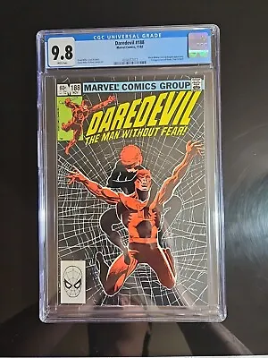 Buy Daredevil #188 CGC 9.8 NM 1982 Marvel Comics 1st App Stone, Claw, Shaft • 107.55£